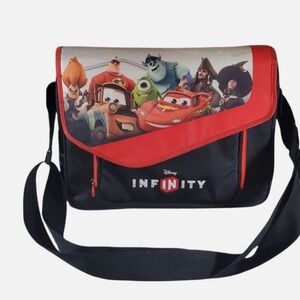 Disney Infinity Black and Red Transport & Store Character Messenger Bag